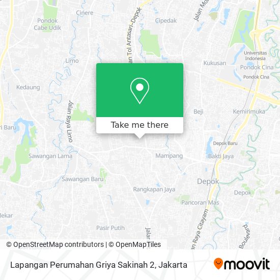 Lapangan Perumahan Griya Sakinah 2 map