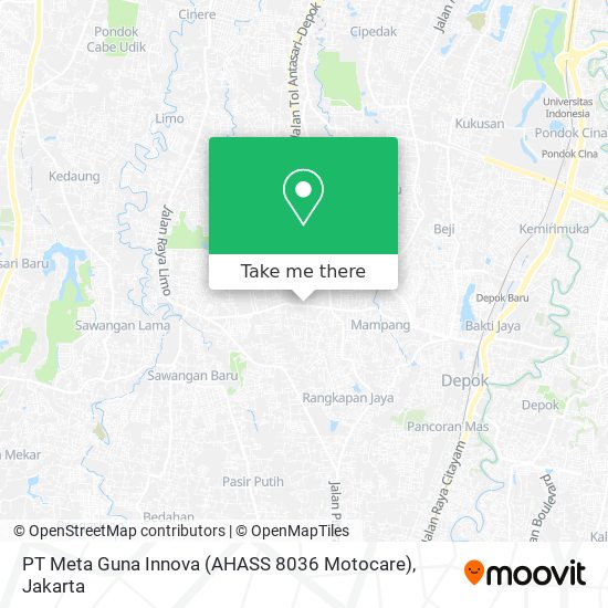 PT Meta Guna Innova (AHASS 8036 Motocare) map