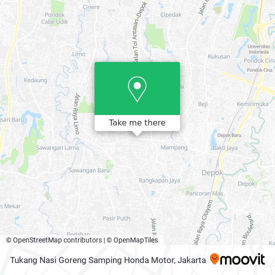 Tukang Nasi Goreng Samping Honda Motor map