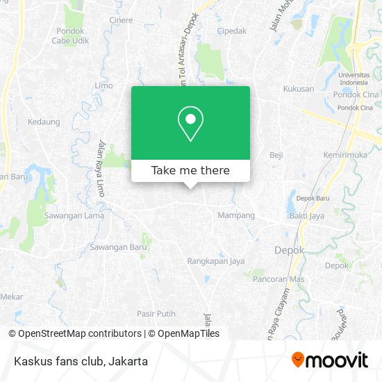 Kaskus fans club map