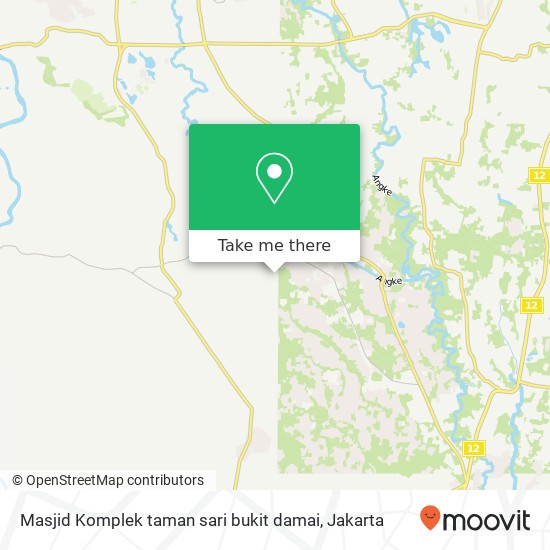 Masjid Komplek taman sari bukit damai map