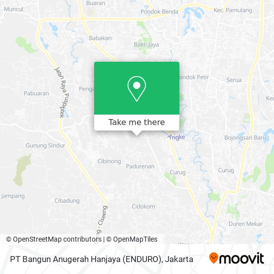 PT  Bangun Anugerah Hanjaya (ENDURO) map