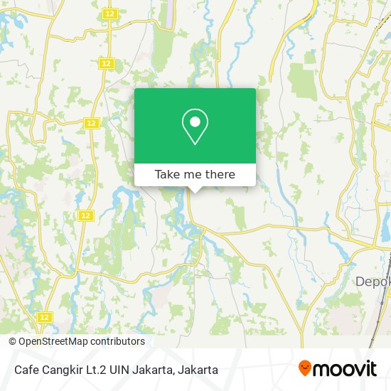 Cafe Cangkir Lt.2 UIN Jakarta map