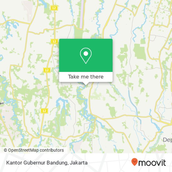 Kantor Gubernur Bandung map