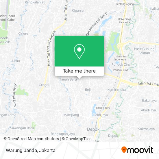 Warung Janda map