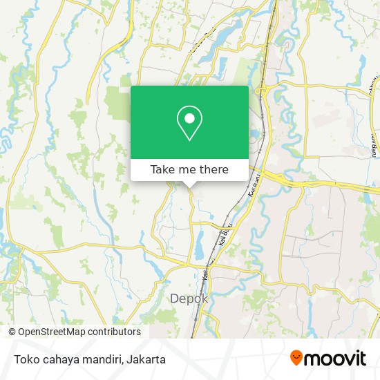 Toko cahaya mandiri map