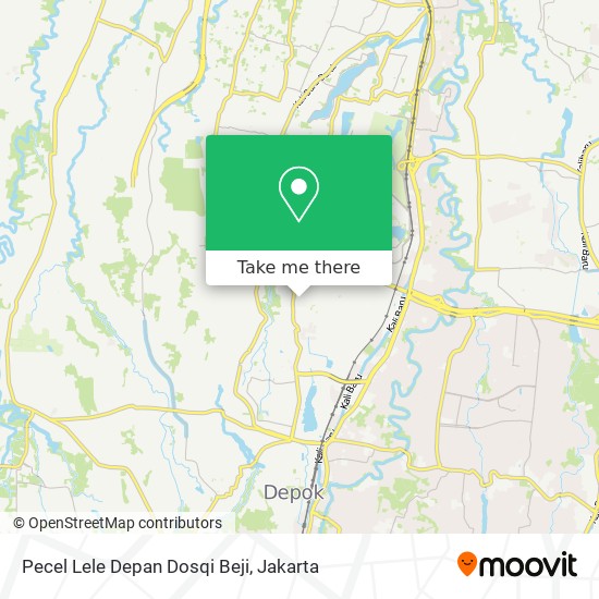 Pecel Lele Depan Dosqi Beji map