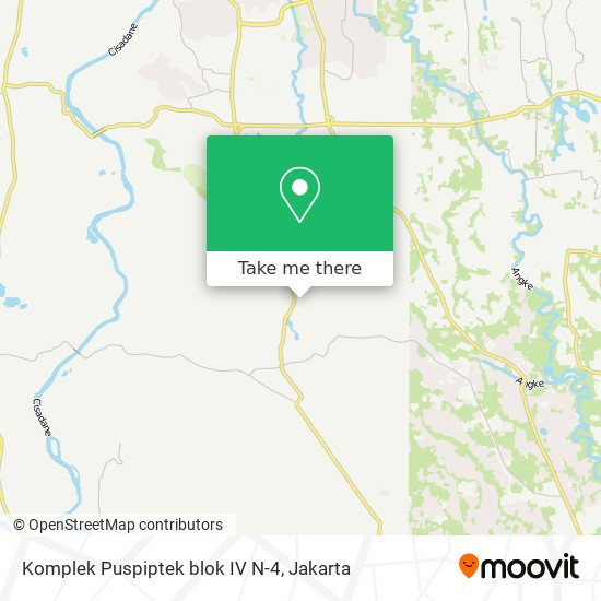 Komplek Puspiptek blok IV N-4 map