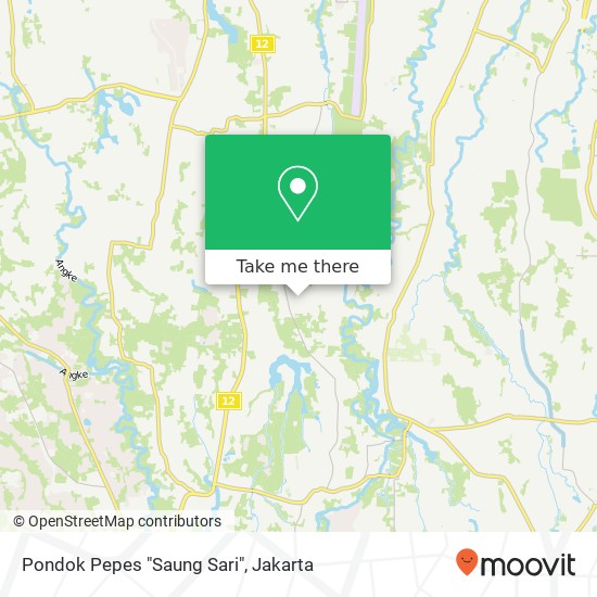 Pondok Pepes "Saung Sari" map