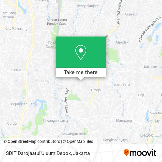 SDIT Darojaatul'Uluum Depok map