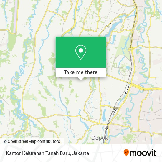 Kantor Kelurahan Tanah Baru map