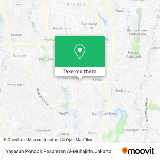 Yayasan Pondok Pesantren Al-Muhajirin map