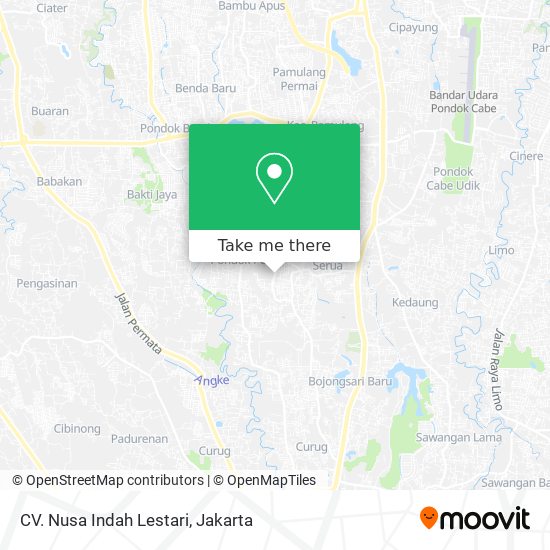 CV. Nusa Indah Lestari map