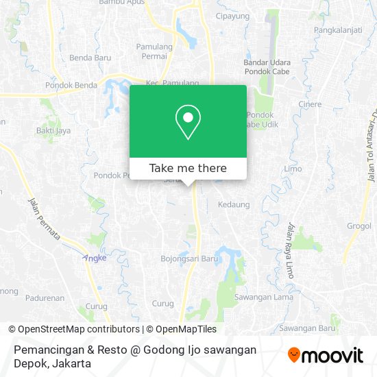 Pemancingan & Resto @ Godong Ijo sawangan Depok map