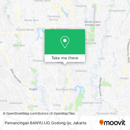Pemancingan BANYU IJO, Godong Ijo map