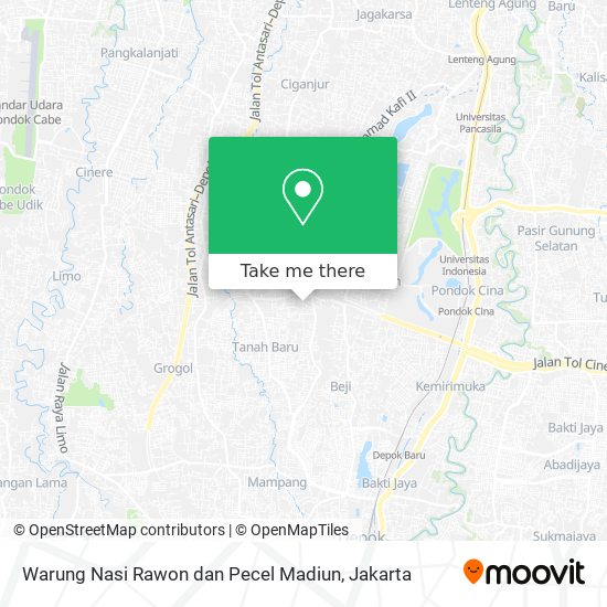 Warung Nasi Rawon dan Pecel Madiun map