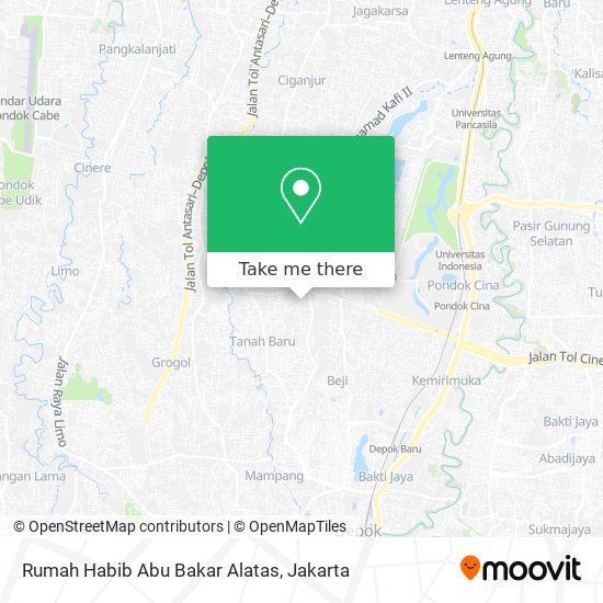 Rumah Habib Abu Bakar Alatas map