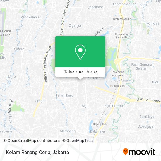 Kolam Renang Ceria map