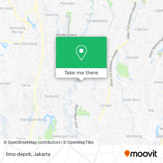 limo-depok map