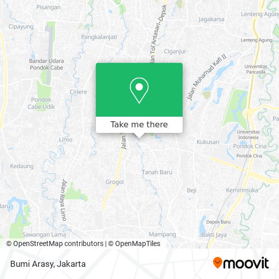 Bumi Arasy map