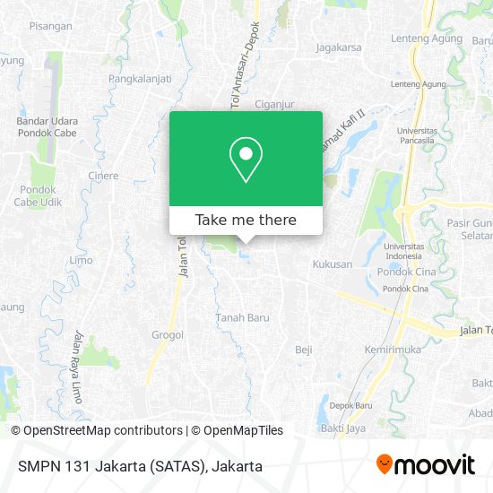 SMPN 131 Jakarta (SATAS) map