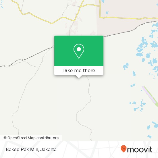 Bakso Pak Min map