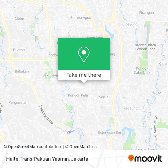 Halte Trans Pakuan Yasmin map