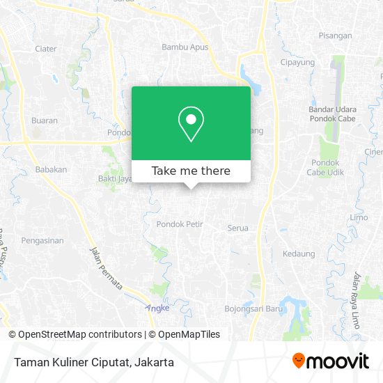 Taman Kuliner Ciputat map