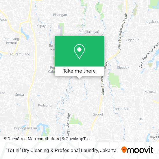 "Totini" Dry Cleaning & Profesional Laundry map