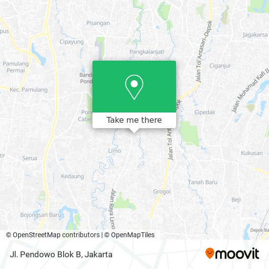 Jl. Pendowo Blok B map