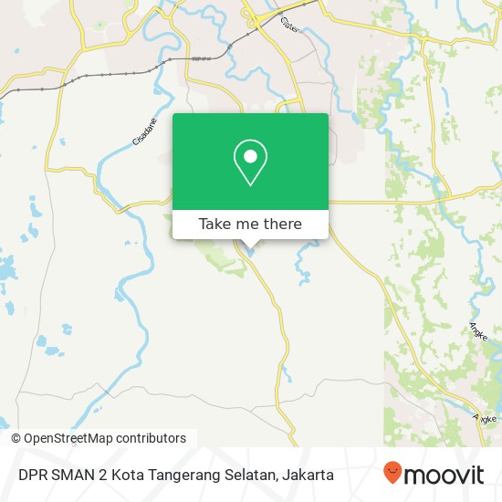 DPR SMAN 2 Kota Tangerang Selatan map