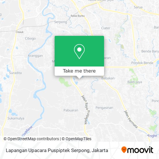Lapangan Upacara Puspiptek Serpong map