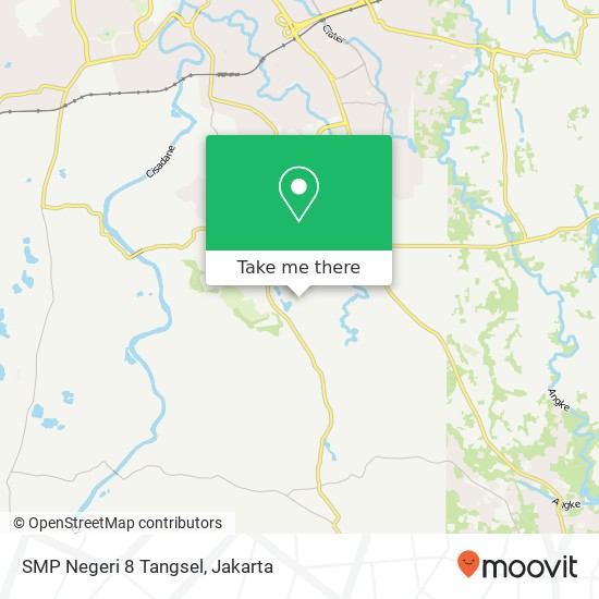 SMP Negeri 8 Tangsel map