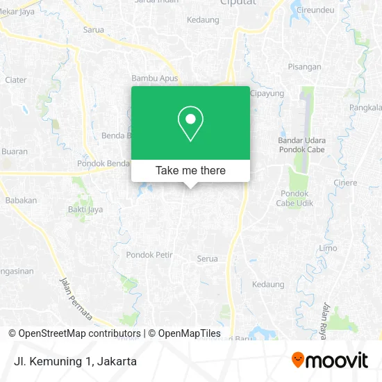 Jl. Kemuning 1 map