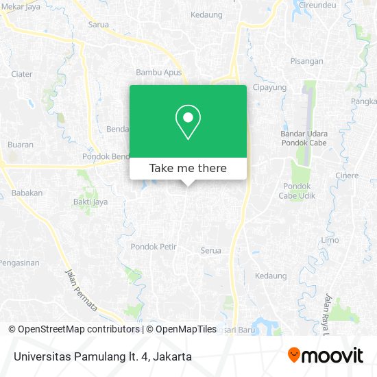 Universitas Pamulang lt. 4 map