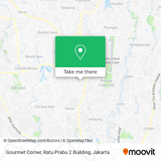 Gourmet Corner, Ratu Prabu 2 Building map