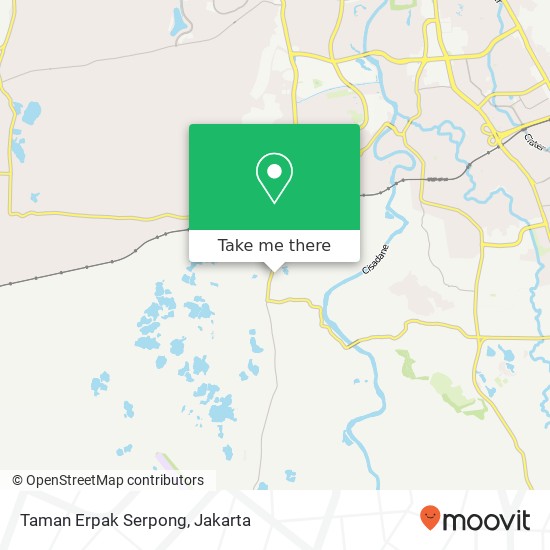 Taman Erpak Serpong map