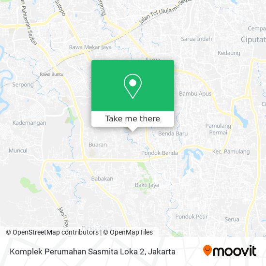 Komplek Perumahan Sasmita Loka 2 map
