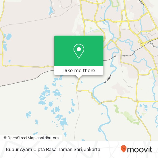 Bubur Ayam Cipta Rasa Taman Sari map