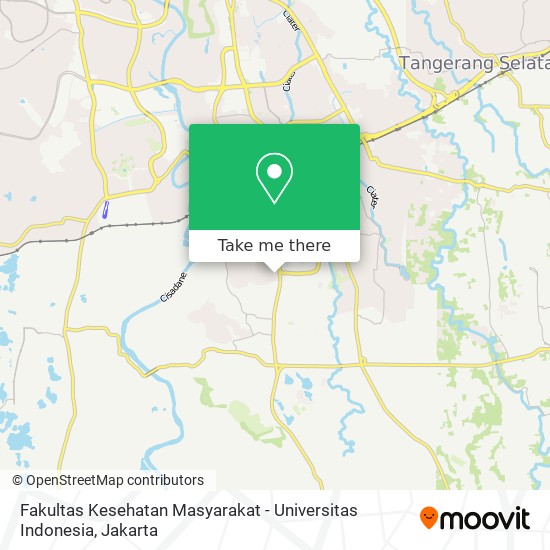 Fakultas Kesehatan Masyarakat - Universitas Indonesia map