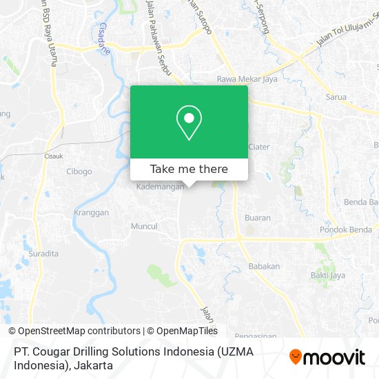 PT. Cougar Drilling Solutions Indonesia (UZMA Indonesia) map
