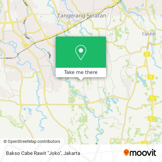 Bakso Cabe Rawit "Joko" map