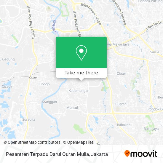 Pesantren Terpadu Darul Quran Mulia map