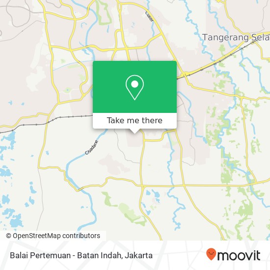 Balai Pertemuan - Batan Indah map