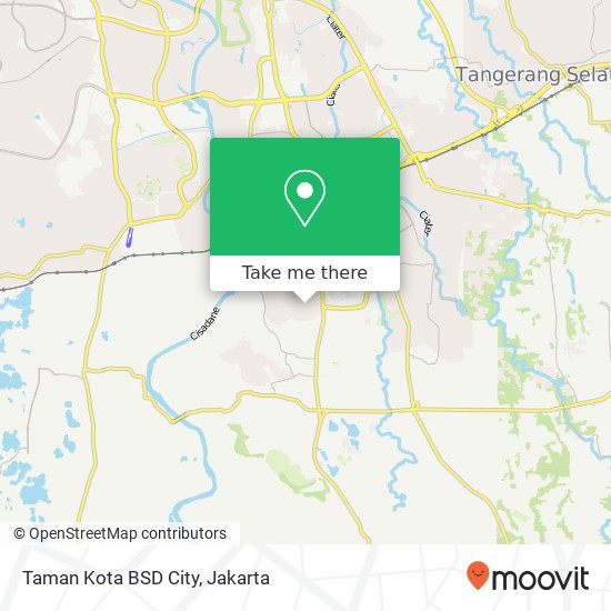 Taman Kota BSD City map