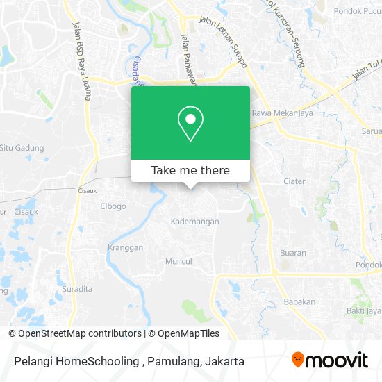 Pelangi HomeSchooling , Pamulang map
