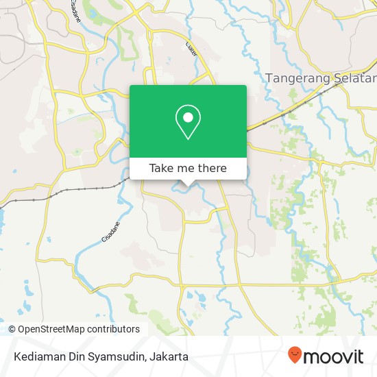 Kediaman Din Syamsudin map