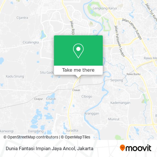 Dunia Fantasi Impian Jaya Ancol map