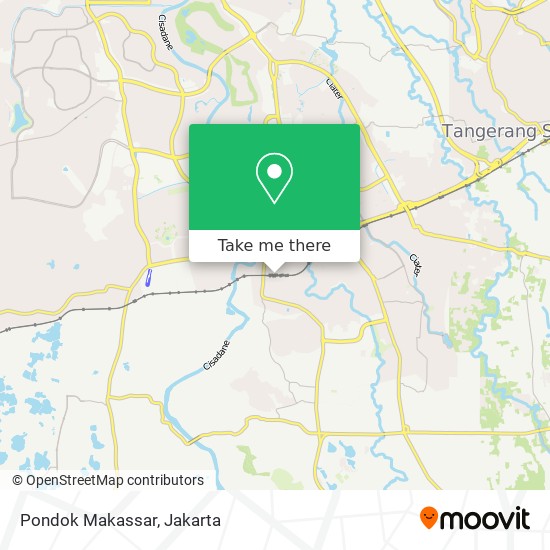 Pondok Makassar map