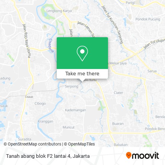 Tanah abang blok F2 lantai 4 map